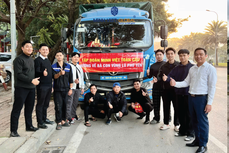 Tập đoàn Minh Việt Toàn Cầu hướng về bà con vùng lũ Phú Yên (Đắk Lắk)